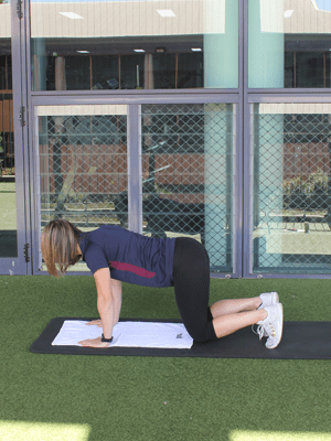 four knee hover 1