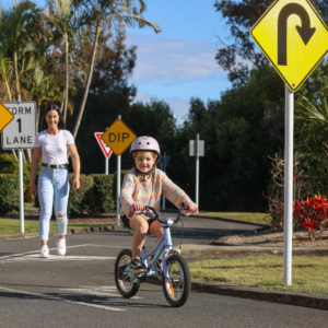 Wheely Wise bicycle education and road safety program for primary school students.