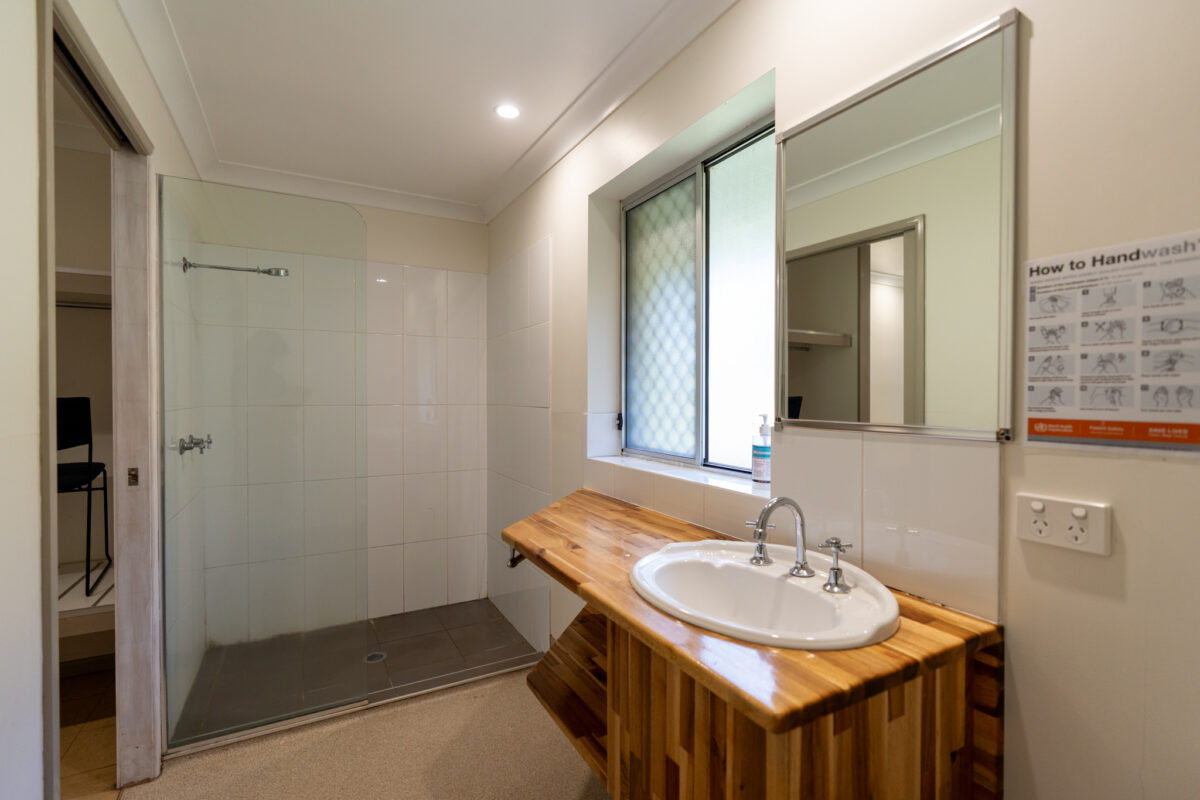 PCYC Bornoffen bathroom with shower