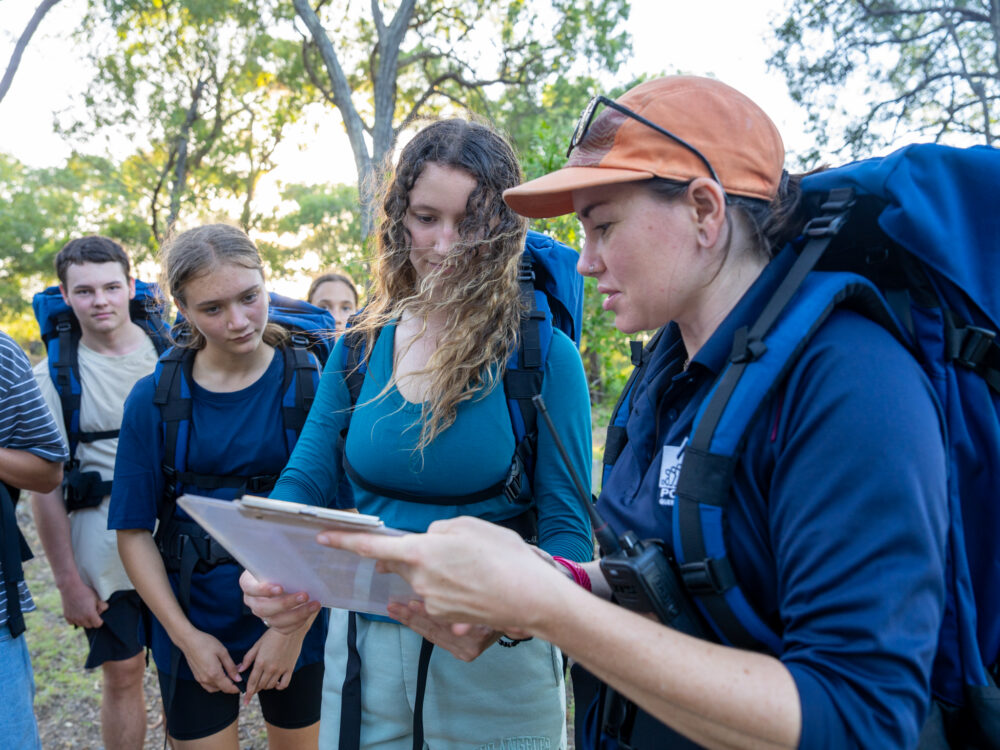 PCYC Group reading some instructions