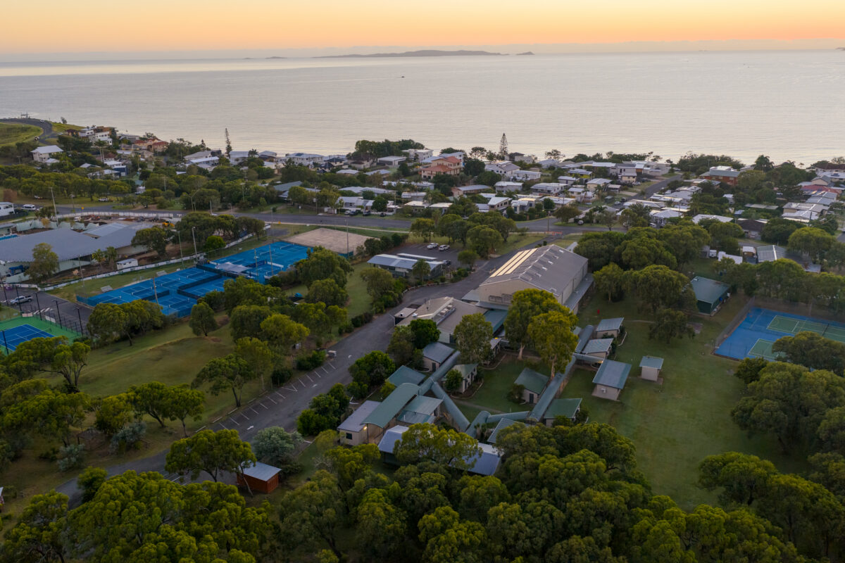 Scenic view of Capricorn coast and PCYC
